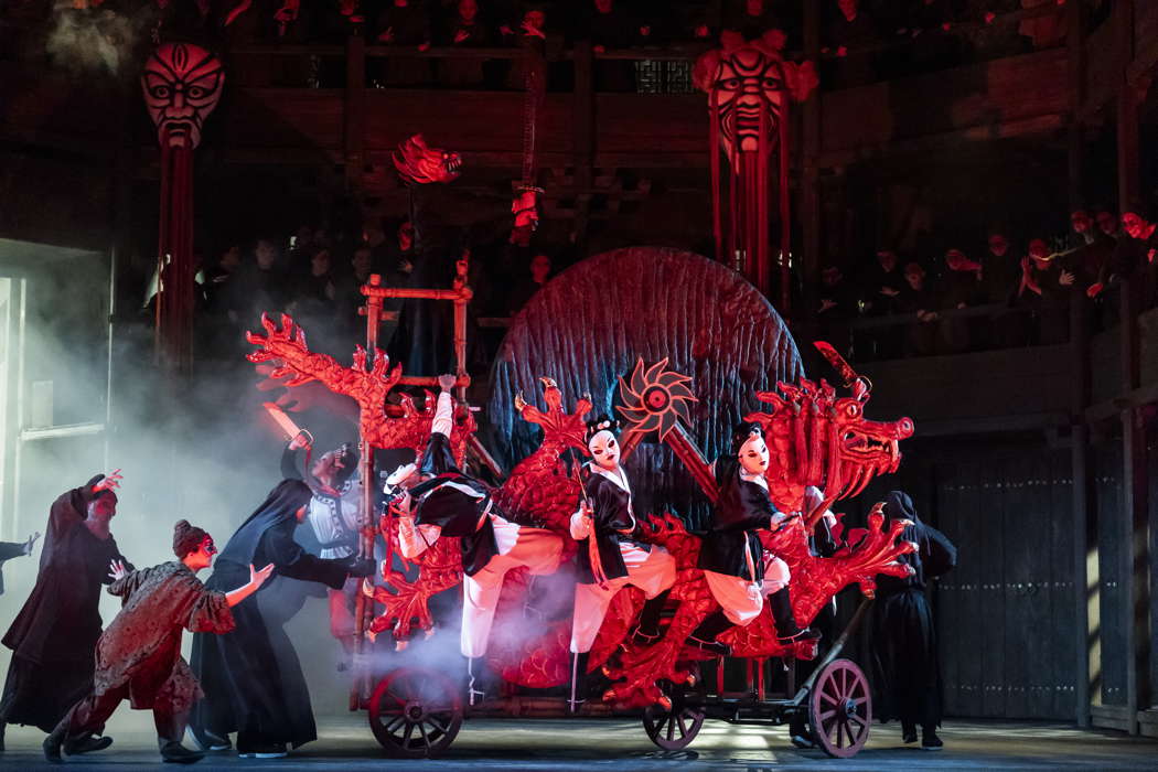 A scene from Puccini's 'Turandot' at Covent Garden. Photo © 2025 Tristram Kenton