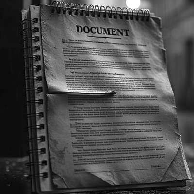 A strange document
