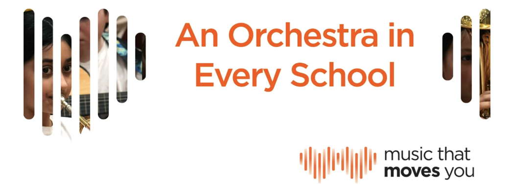 Logo for the Association of British Orchestras' 'An Orchestra in Every School' initiative