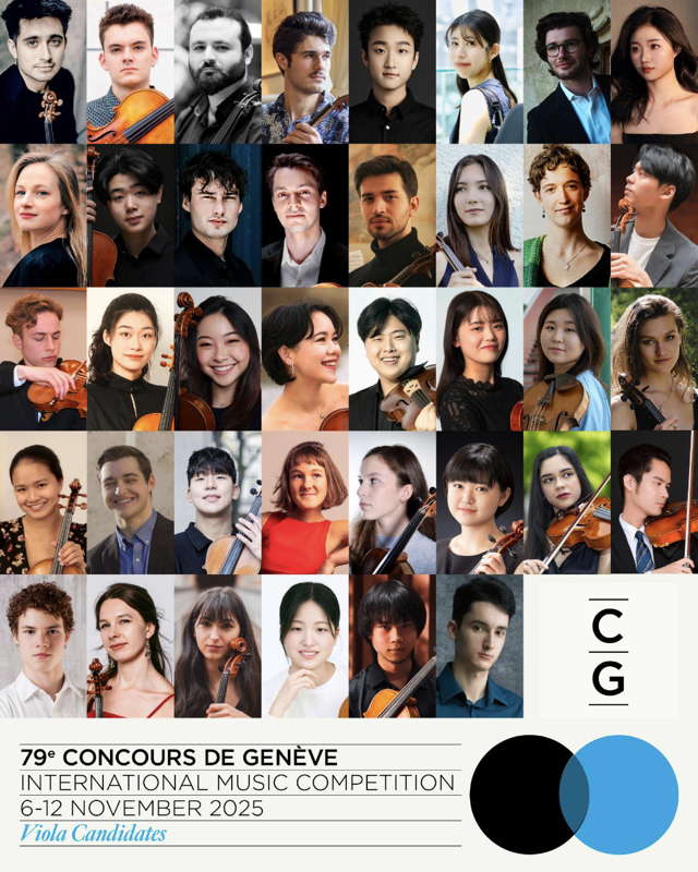Concours de Genève 2025 - viola candidates
