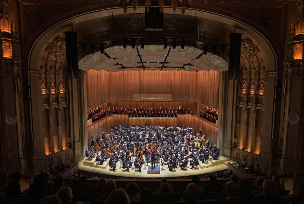 San Diego Symphony performing Mahler's Symphony No 3 in the Jacobs Music Center on 23 May 2025. Photo © 2025 Gary Payne