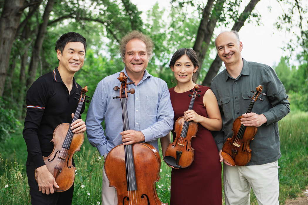 The Takács Quartet. Photo © 2020 Amanda Tipton