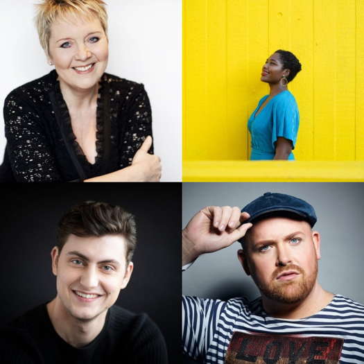 From top left, clockwise, Susan Bickley (© Julie Kim), Nardus Williams (© Bertie-Watson), Nicky Spence (© Ki Price) and William Thomas (© Thomas Gimson)