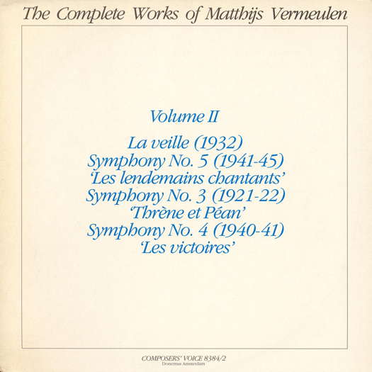 Matthijs Vermeulen: Symphony No 5